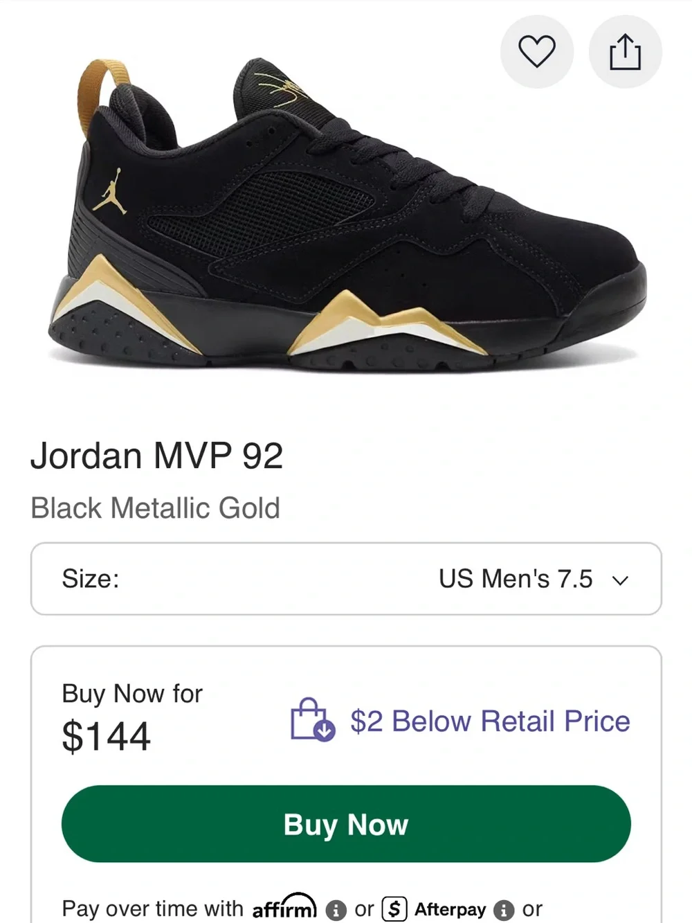 Jordan sleek black